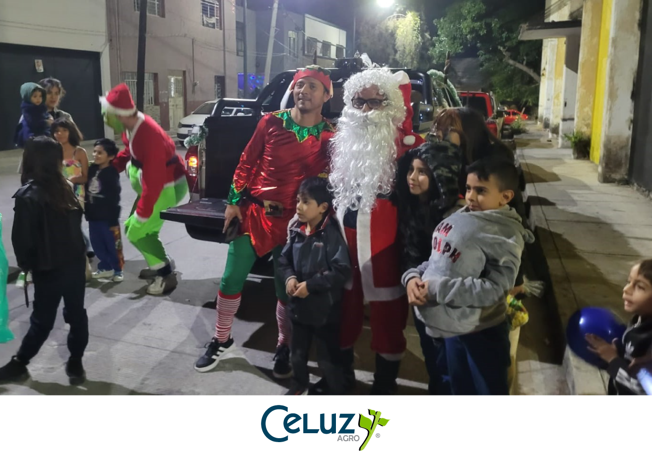 Santa llego a celuz agro